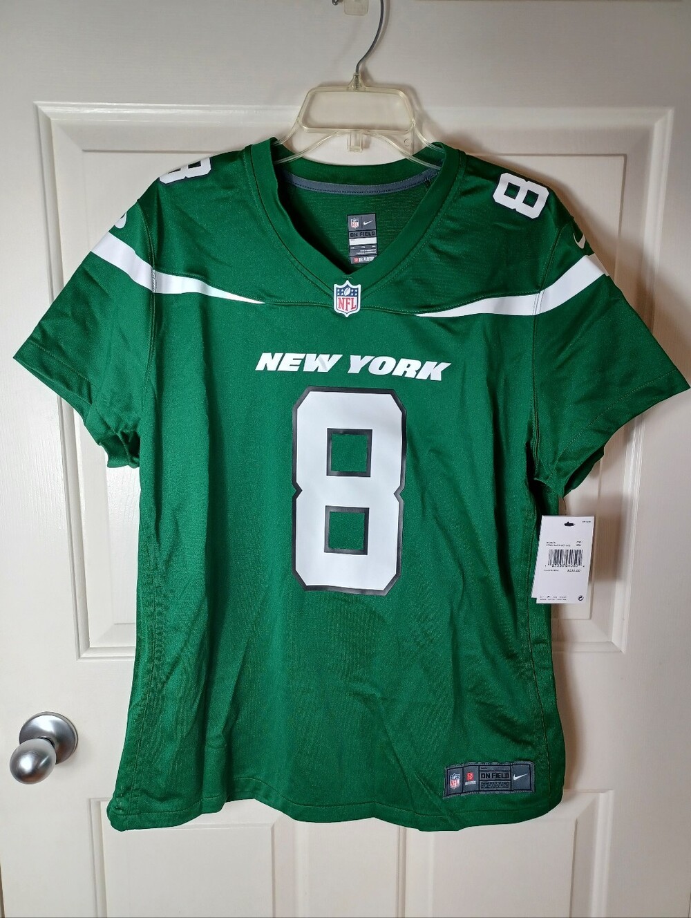 Women's Nike Nfl New York Jets Aaron Rogers On Field Jersey Size 2XL Brand New